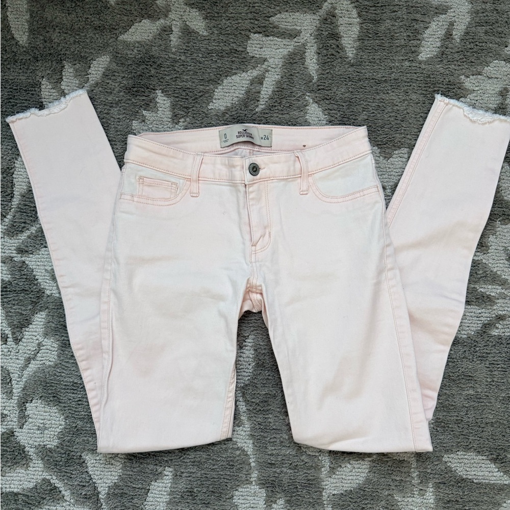 Hollister Light Pink Skinny Jeans